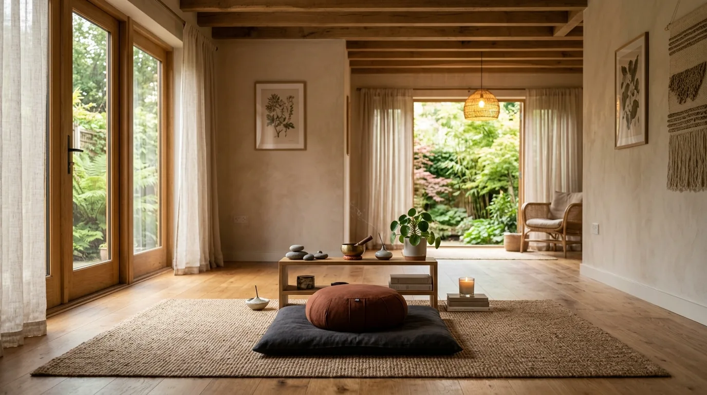 Finish with a sanctuary that feels still and restorative inspiration for a meditation space.